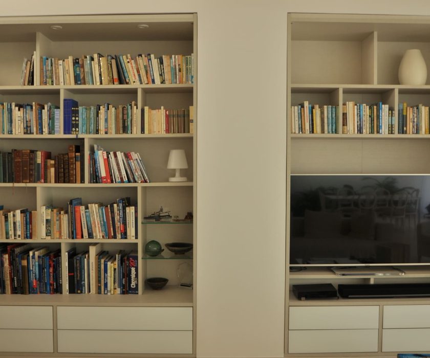 Réalisation qualité Bibliotheque cuisine meuble TV agencement mg montpellier
