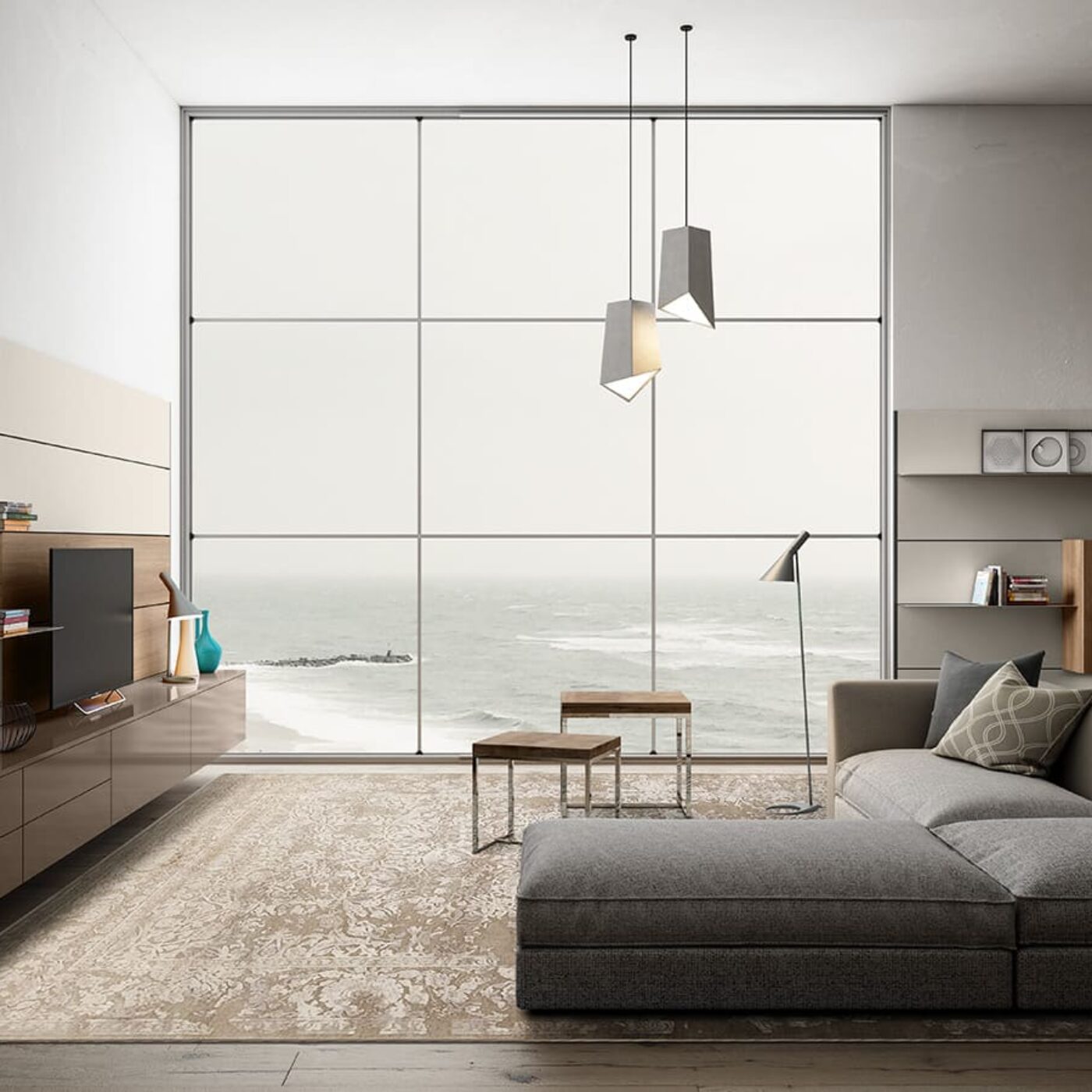 agencements mg montpellier amenagement sejour living assemblage des éléments soigné