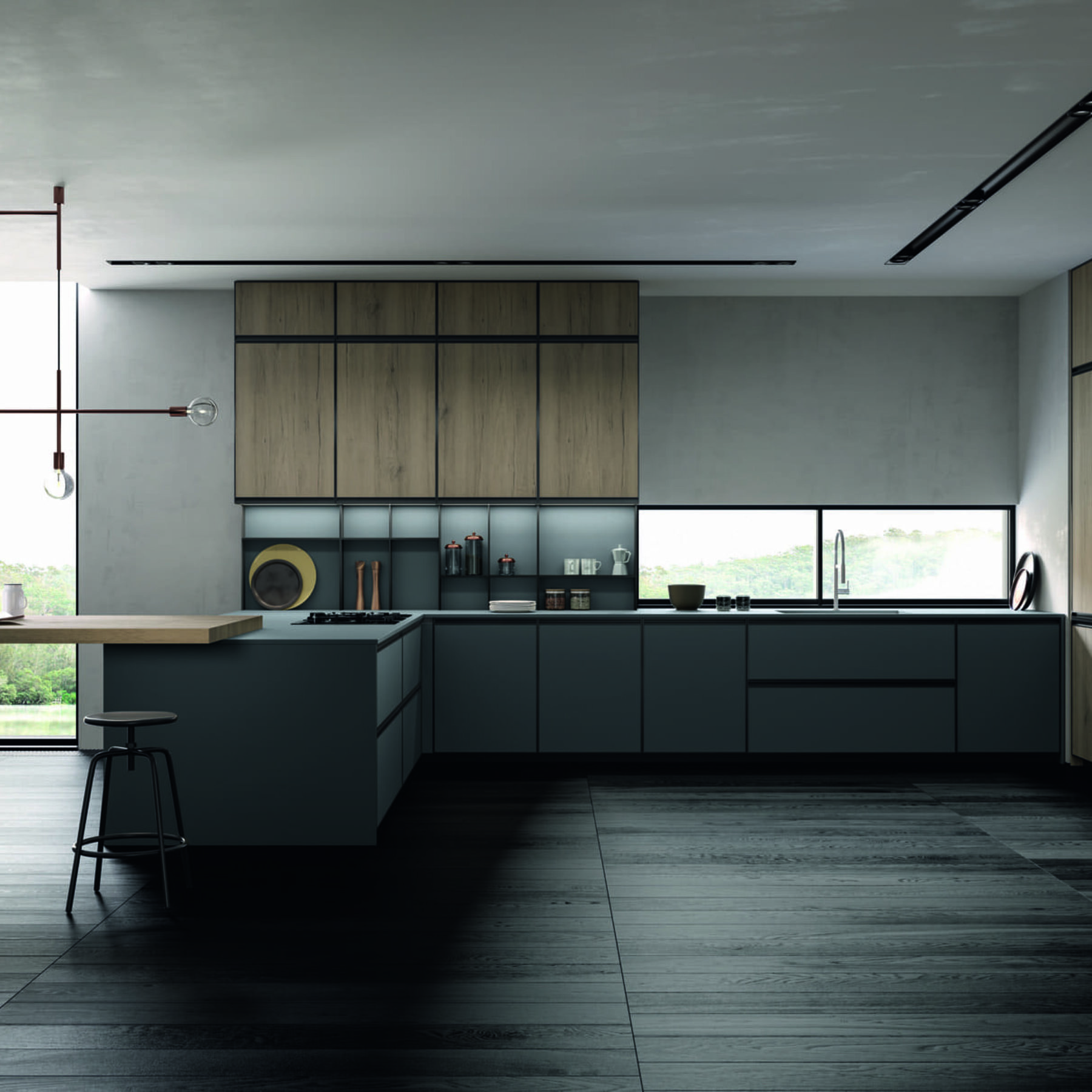 kronos agencements mg montpellier cuisine italienne moderne