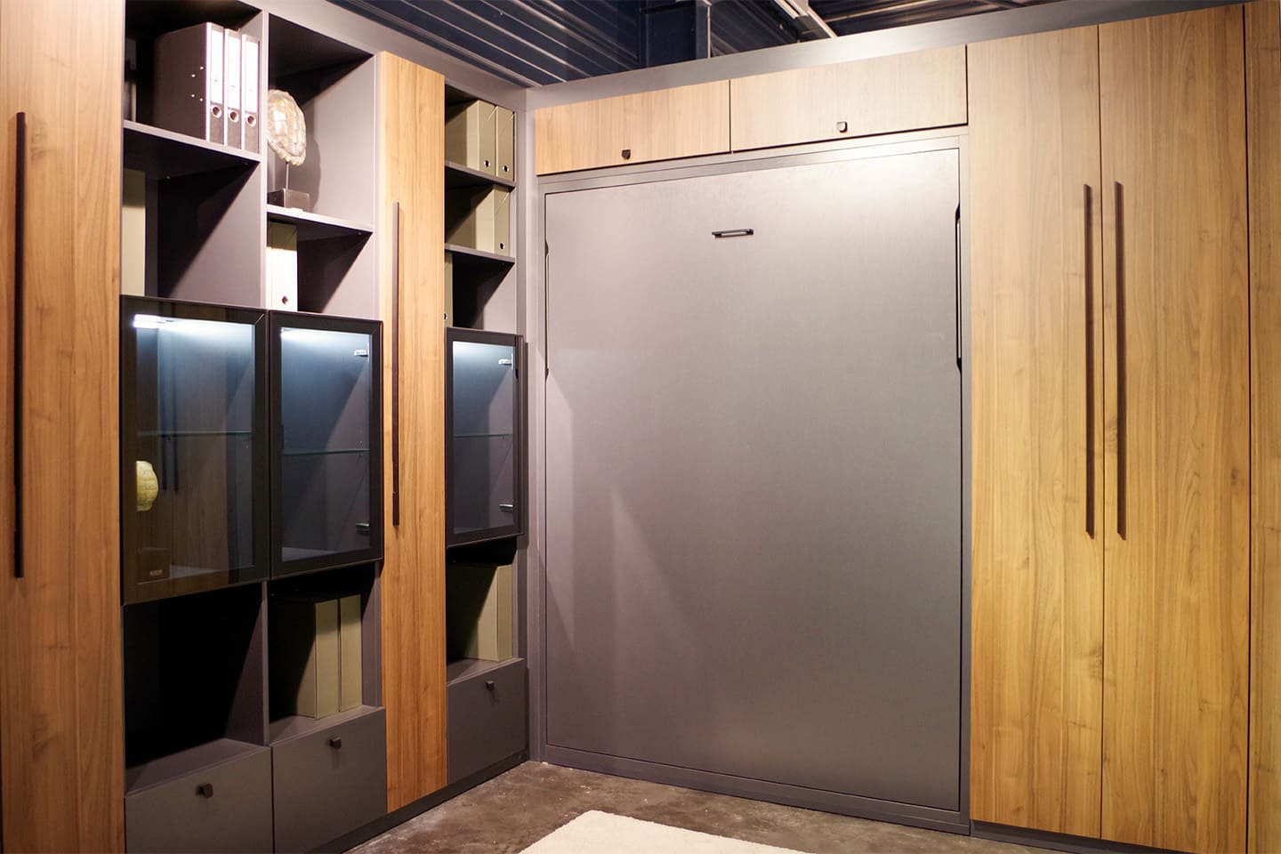 lit escamotable ferme replié agencements mg montpellier mauguio-sur mesure