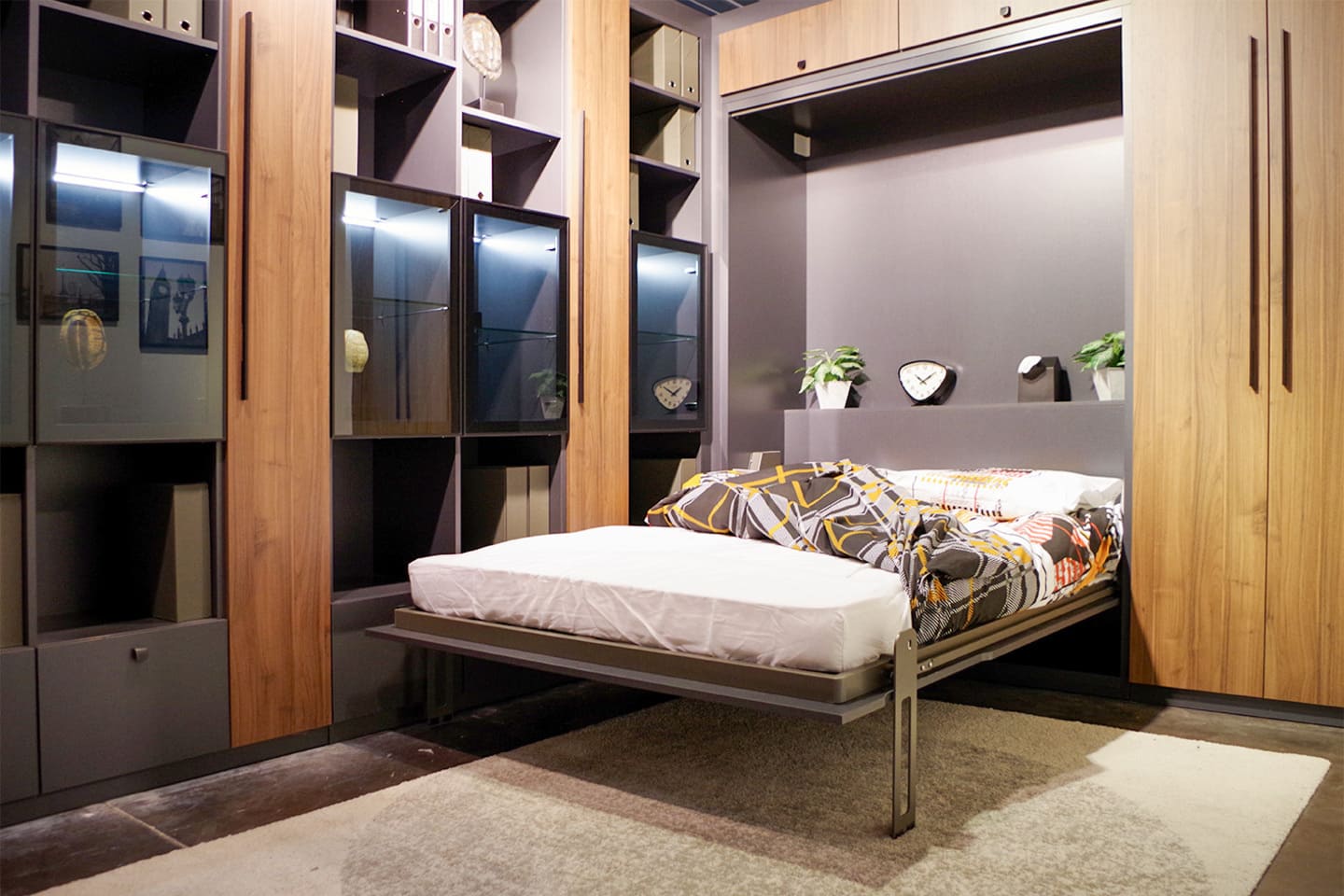 lit escamotable ouvert agencements mg montpellier mauguio sur mesure