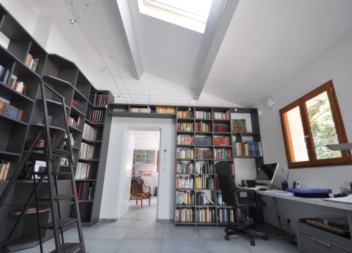 réalisation d'une Bibliotheque de grande hauteur agencement mg montpellier