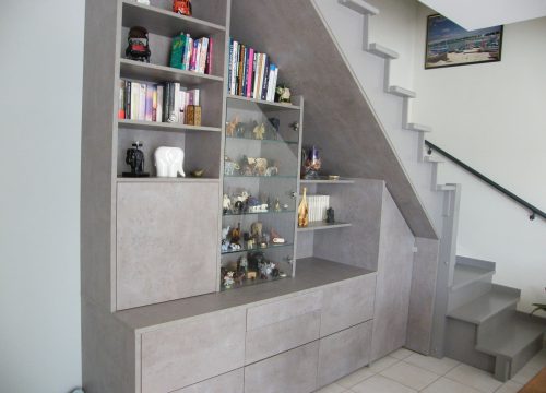 sous escalier realisation saint juste agencements mg