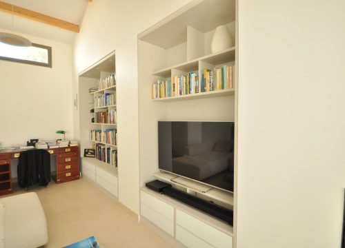 Bibliotheque cuisine meuble TV agencement mg montpellier